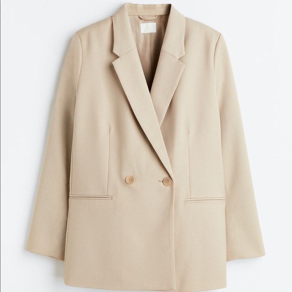 H&M Double Breasted Jacket, size: Large